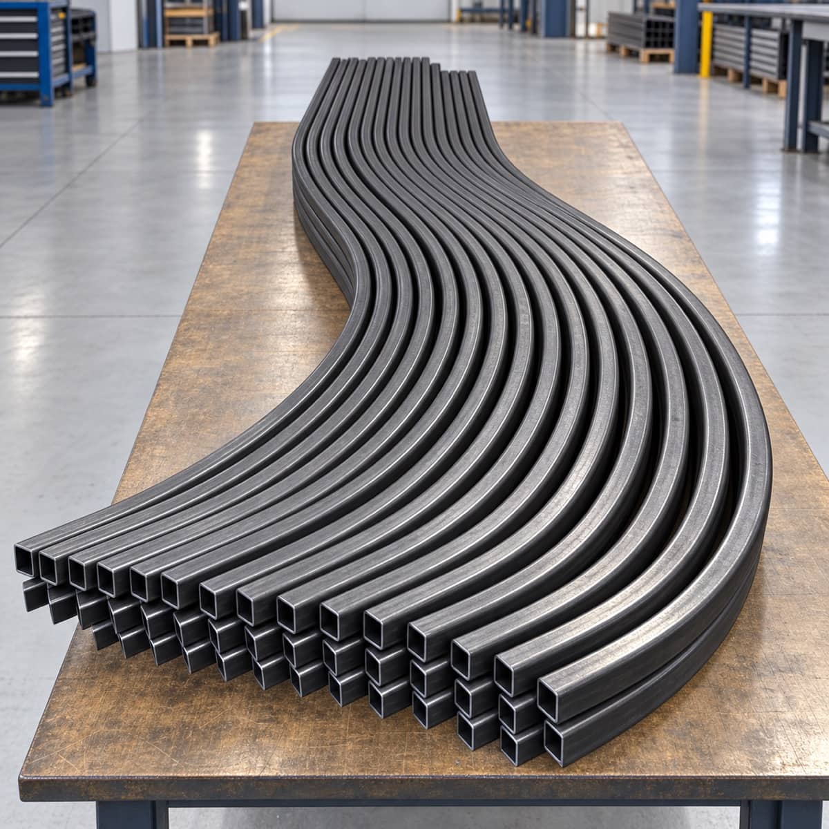 Gebogen stalen profielen voor bouw en infra