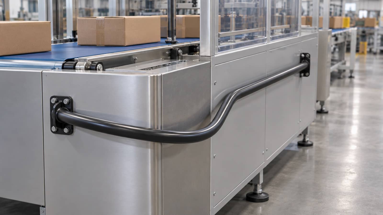 3D gebogen profiel toegepast als machineframe